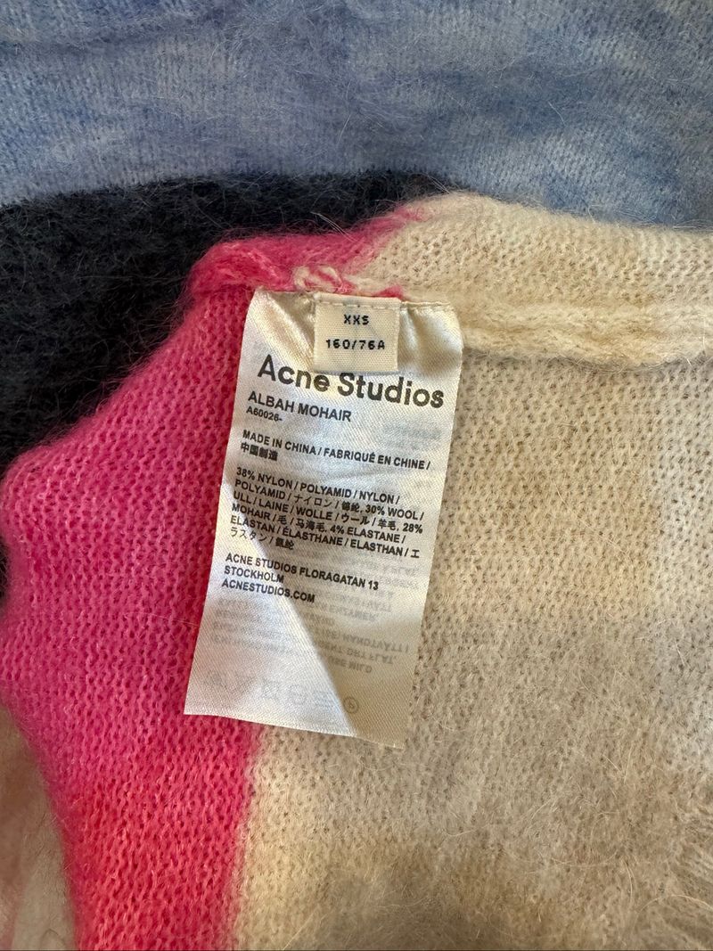 acne studios mohair knit sweater, foto 5
