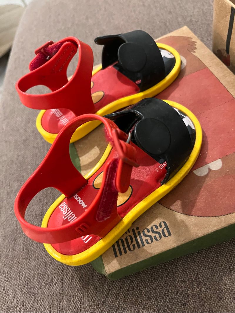 Sepatu Sandal Mini Melissa x Mickey Mouse, foto 5
