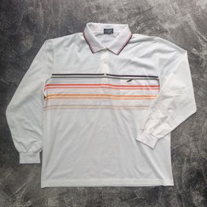Crocodile Luxury Casual Polo shirt Pria multicolor white