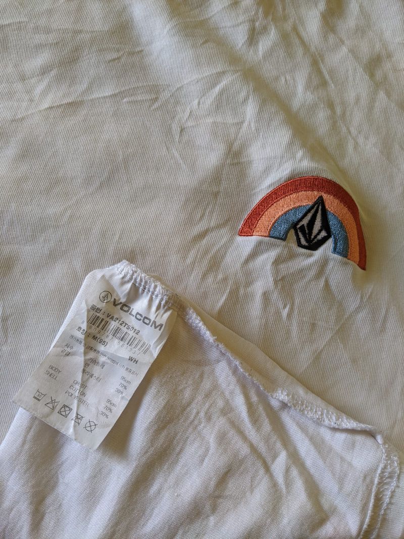 Volcom Stone Rainbow "The New Environment" Sport White Tee, foto 6
