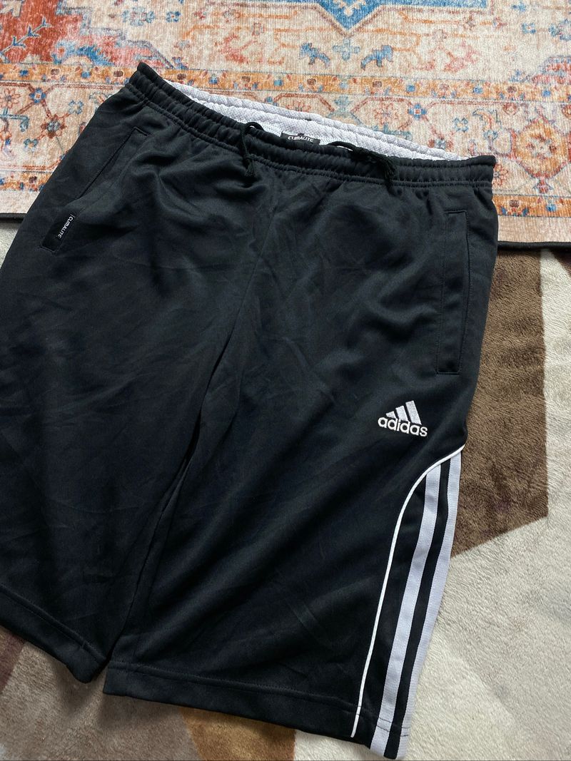 SHORTPANTS ADIDAS LOGO STRIPE BLACK WHITE, foto 4