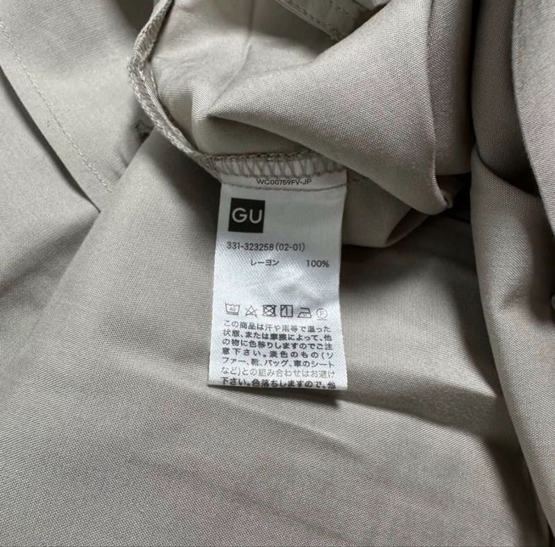 Kemeja uniqlo open collar  uk S, foto 5