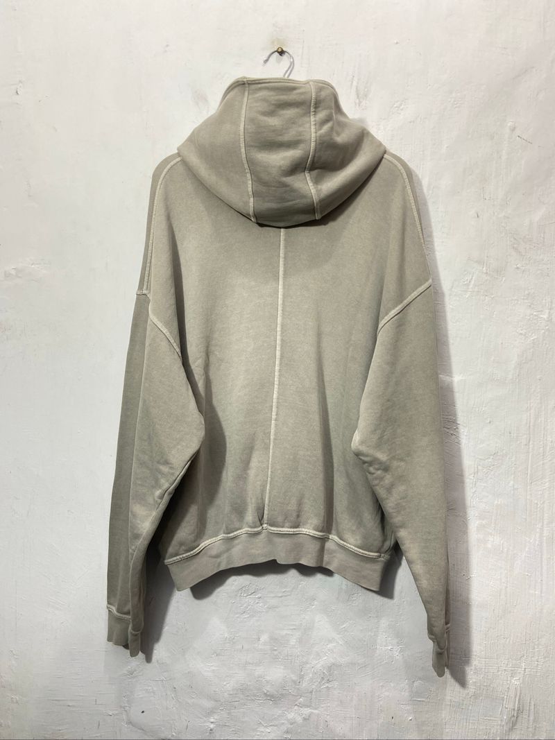 Haider Ackermann Boxy Pullover Hoodie Grey Unisex, foto 3