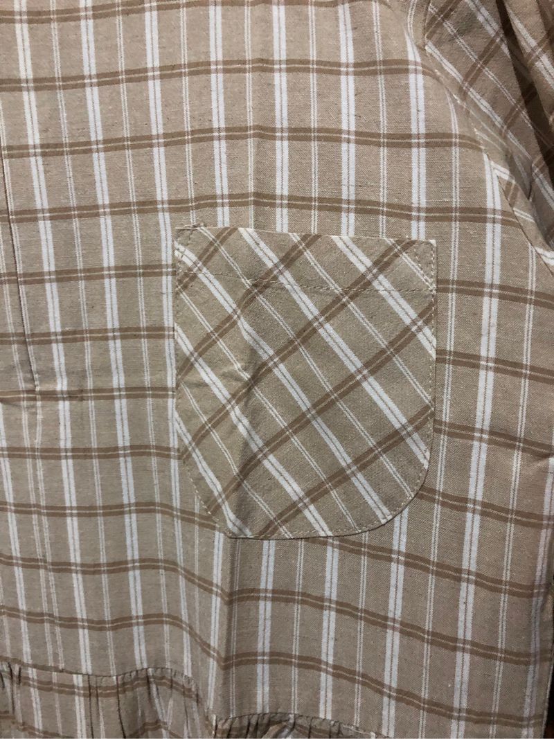 INJI TUNIK KOTAK KOTAK BROWN, foto 5