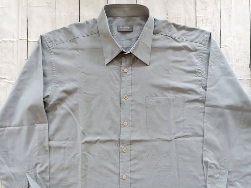 Kemeja Marqis Basic Atasan Casual Polos Unisex, foto 3