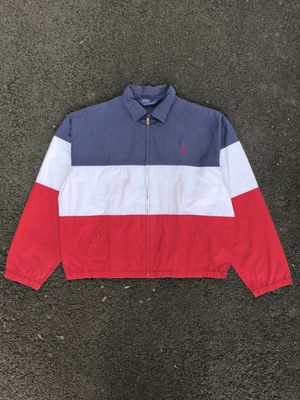 Polo Ralph Lauren Vintage Colorblock Harrington Jacket Retro