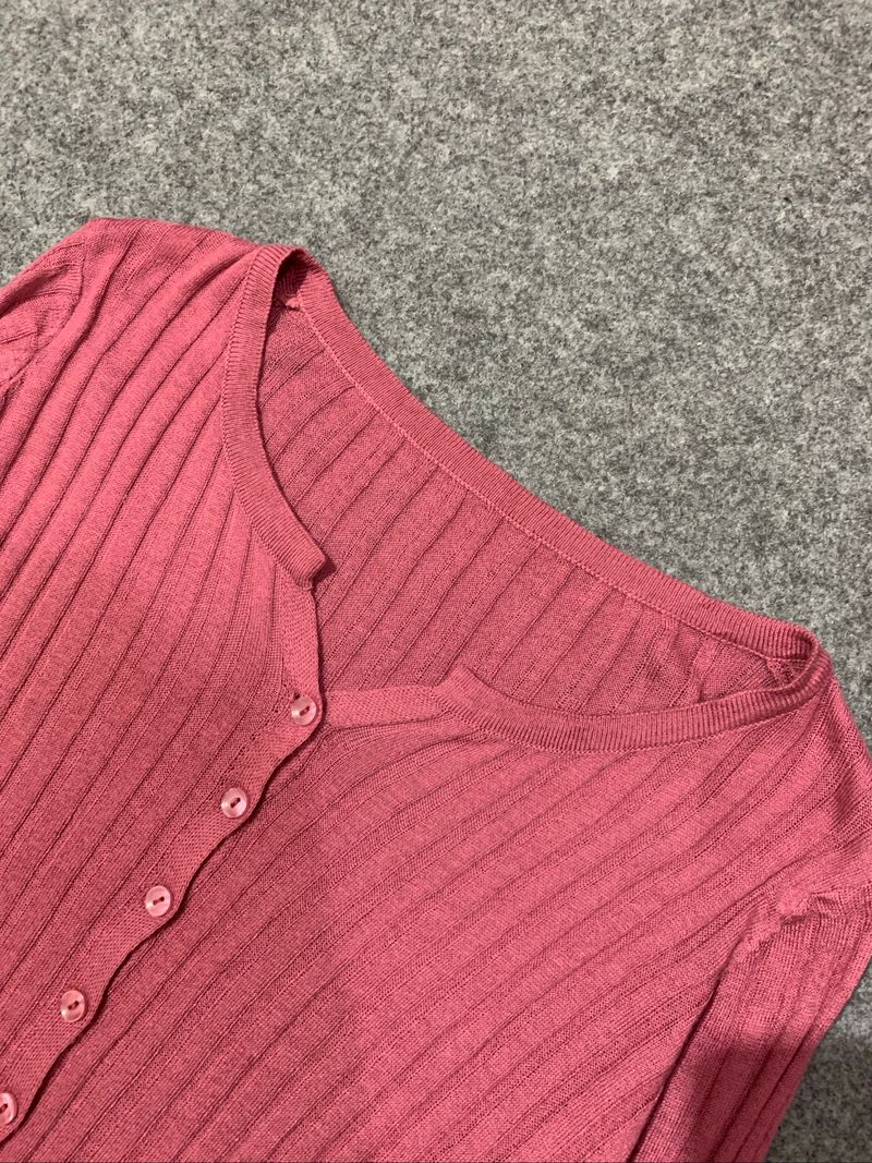 Cardigan Lidi Lebar Pink, foto 2