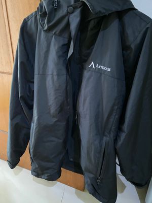 Armous Jaket Winbriaker Gorpcore Full Face Gunung Waterproof