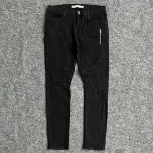 ZARA Luxury Minimalist Jeans Pria black