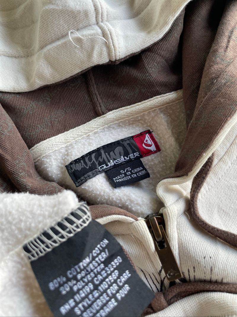 Vintage Hoodie zip-up Quicksilver, foto 7