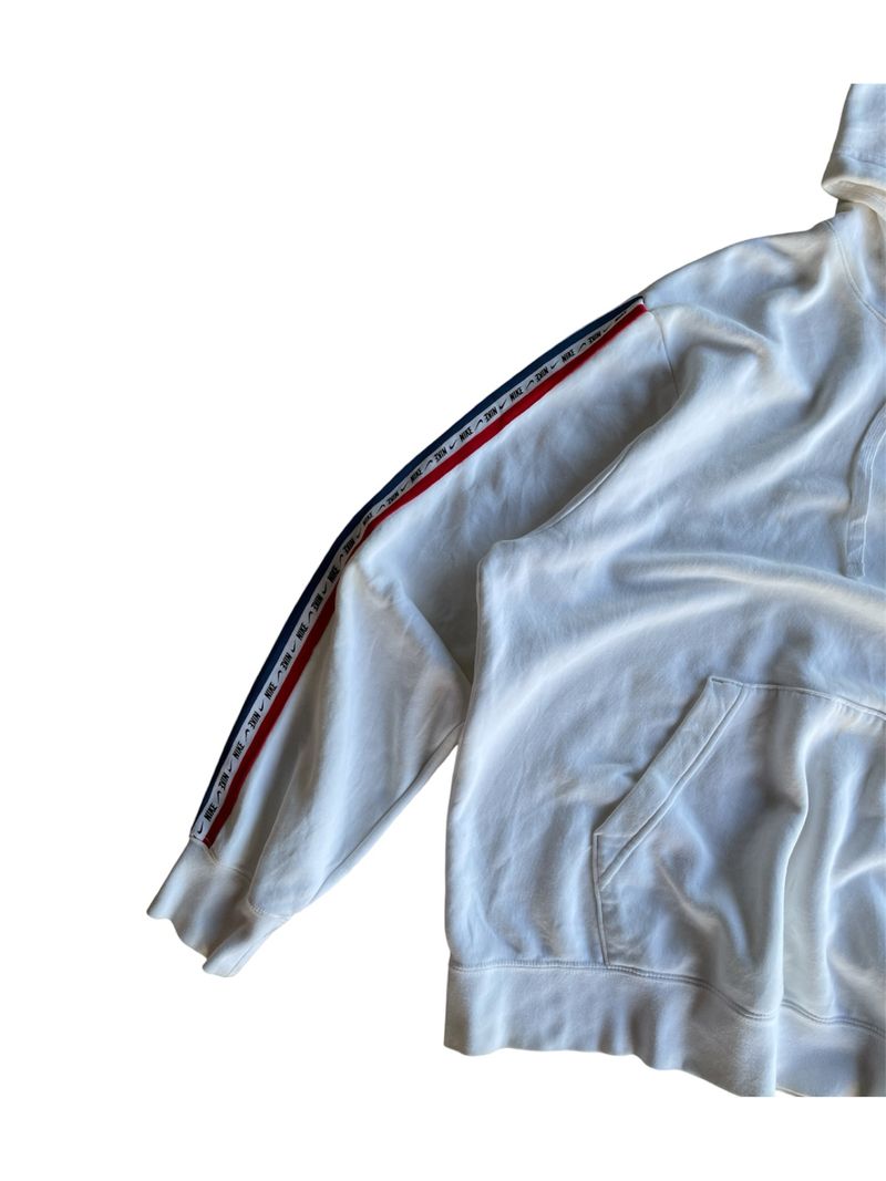Nike Fleece Pullover Hoodie White Tapped, foto 5