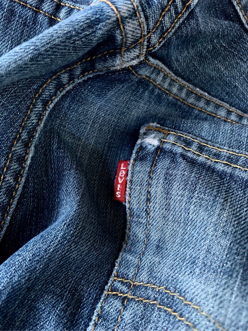 LEVIS 559 DISTRESSED BLUE WASHED, foto 8