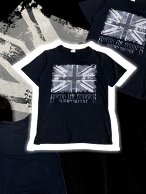 Y2K Emo Sparkle Skull Graphic T-shirt by Contnibe