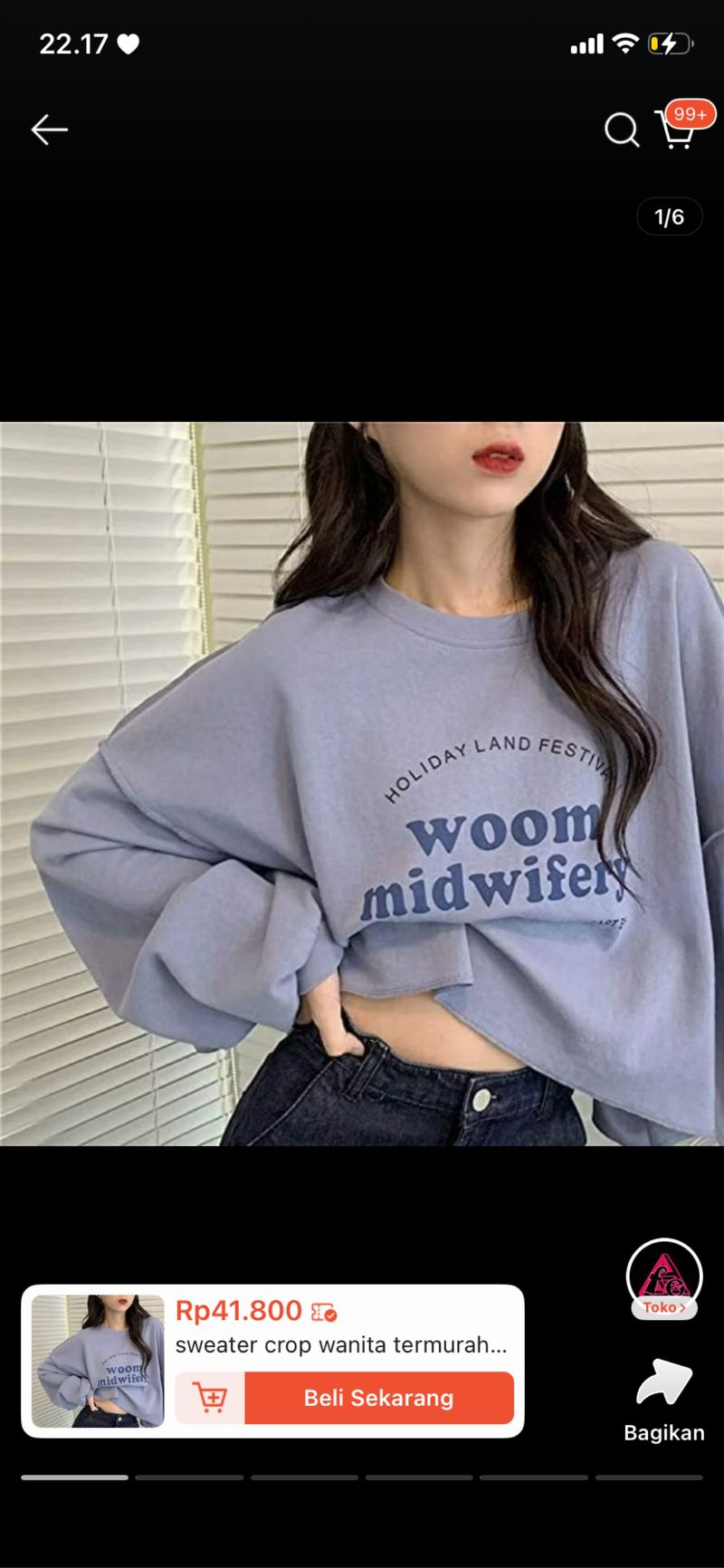 Sweater Crop Woom, foto 4