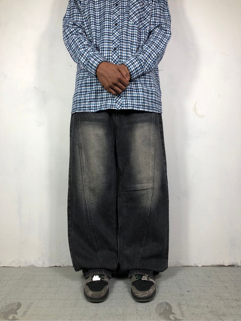 S-Bin Black Washed Baggy Denim, foto 2