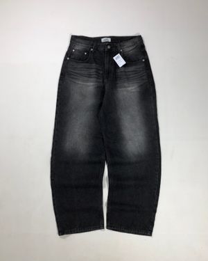 WAAR Black Washed Baggy Denim