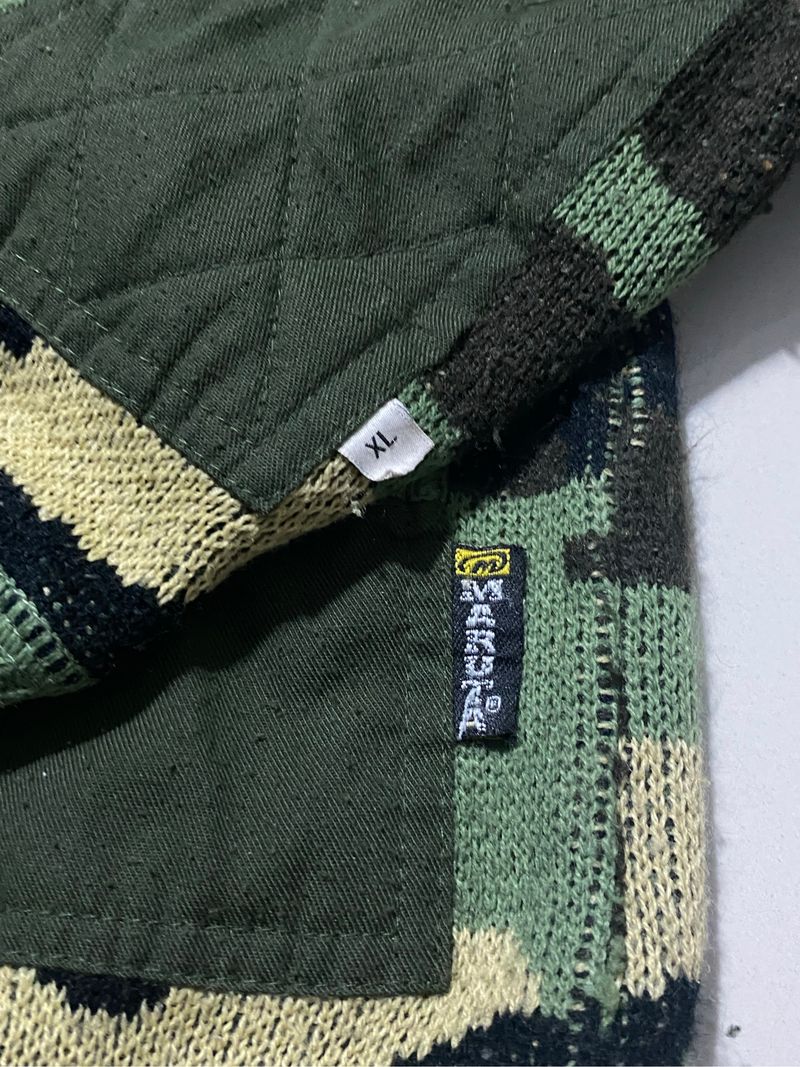 Vintage Y2K Camo Knit Zipper Jacket, foto 8
