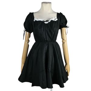 Lolita Cosplay Babydoll dress Wanita black