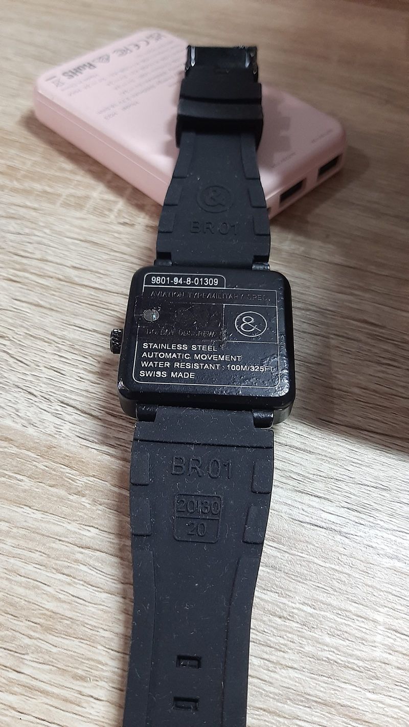 Jam tangan pria bell and ross automatic, foto 3