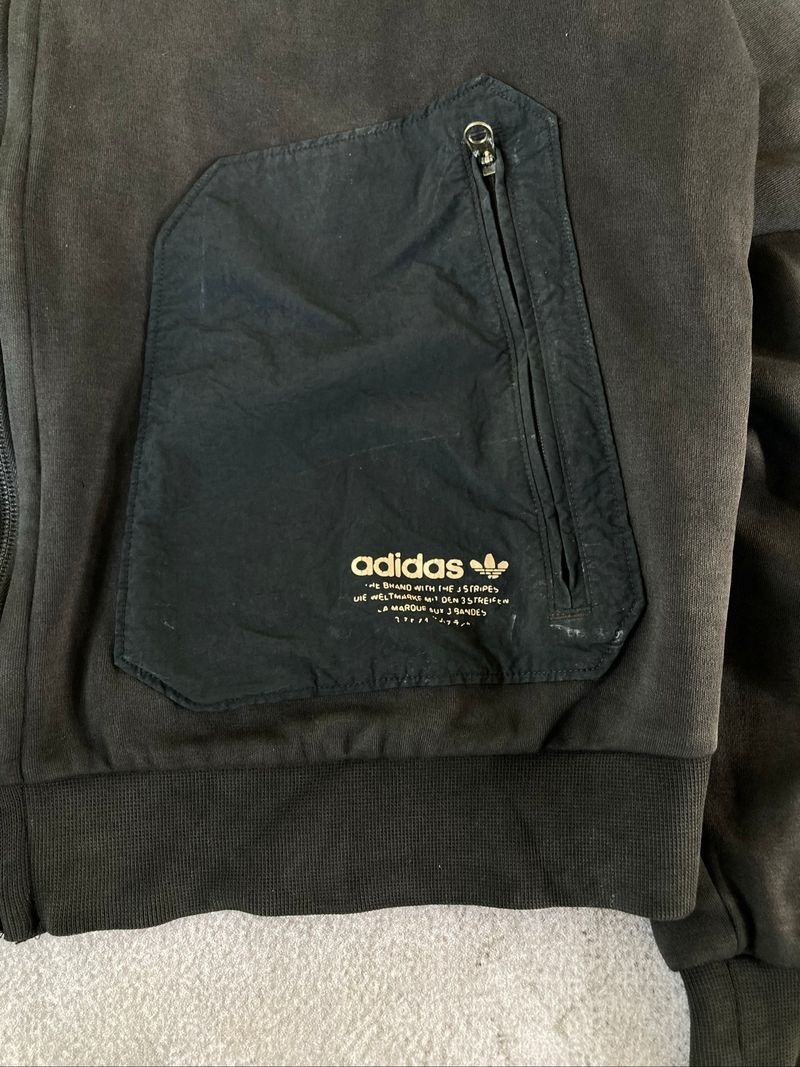 SunFaded Adidas Zipper Hoodie, foto 4