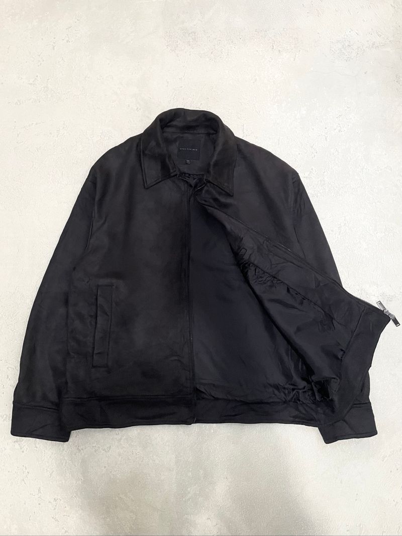 OUTER SUED JACKET DOBEL ZIPER BOXY SEPAO FOR MEN, foto 8
