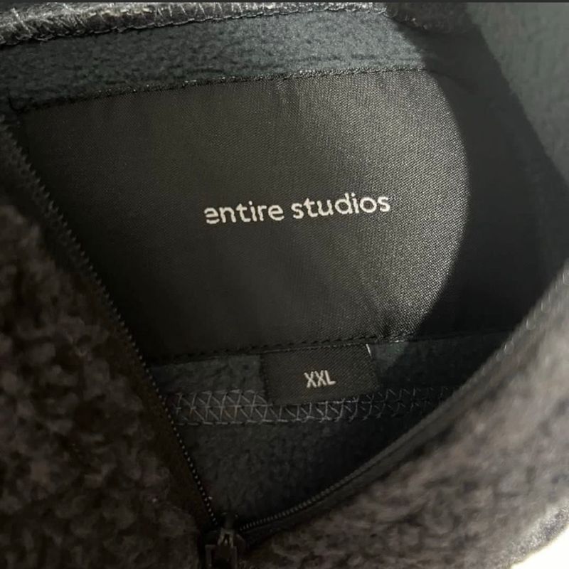Entire Studios Fluffy V2 gray hoodie original, foto 5