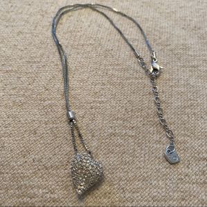 SWAROVSKI Adjustable Heart Pendant Necklace