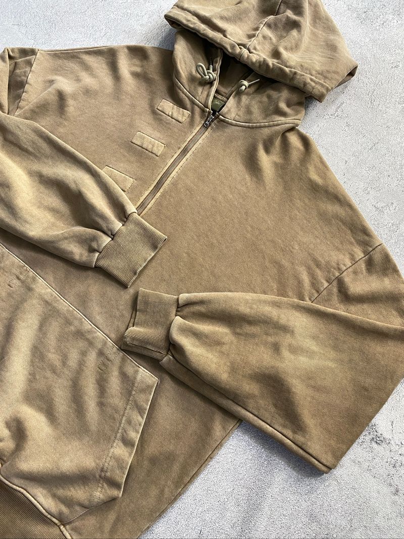 Stone washed Hoodie Half Zip By High Five, foto 4