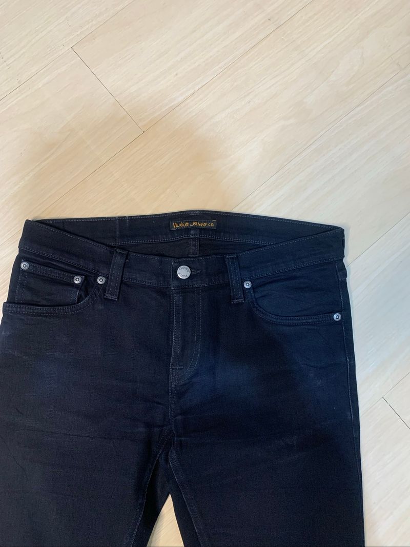 NUDIE JEANS LONG JHON BLACK, foto 7
