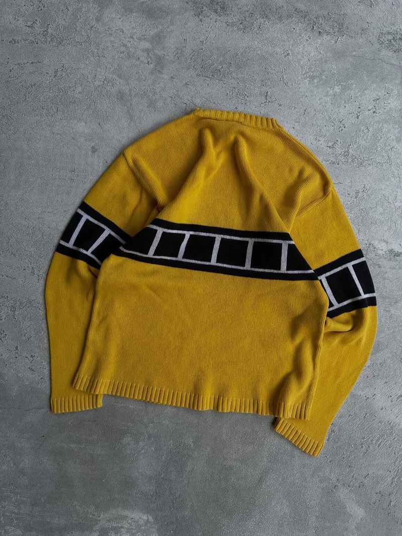 Split 500 knitwear basic graphic pattern sweater, foto 5