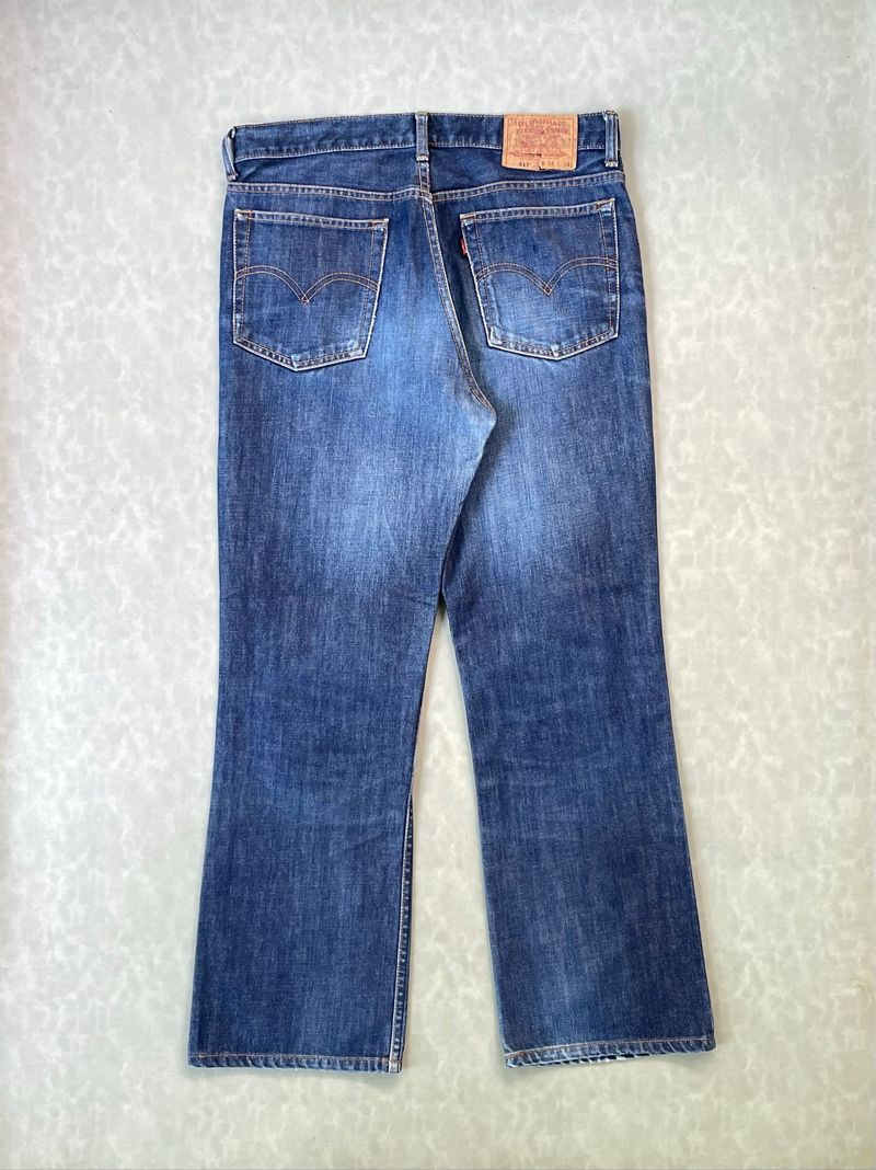 1990s Levi’s 517 Bootcut Blue, foto 3