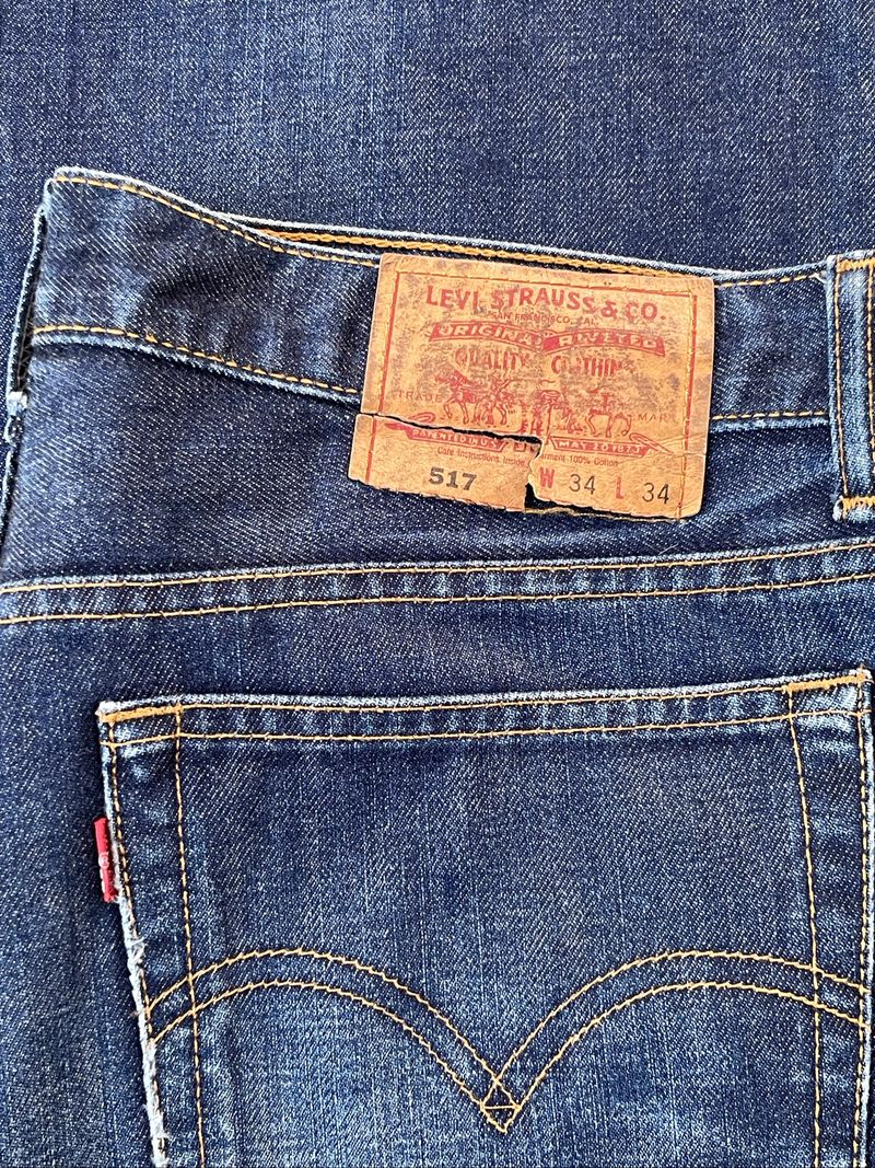 1990s Levi’s 517 Bootcut Blue, foto 7