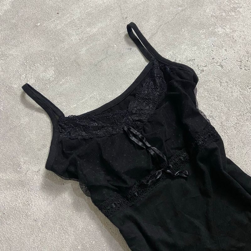 Cami top black y2k, foto 6