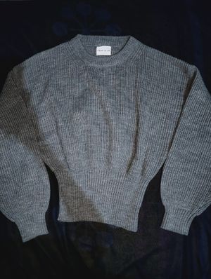 Knit sweater [puff it up]