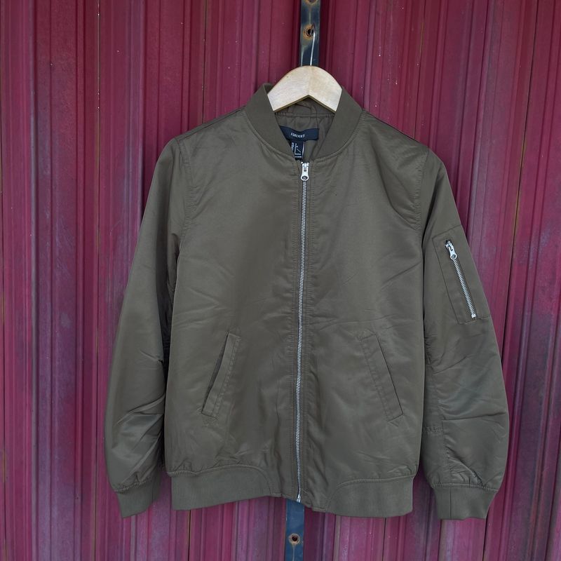 Forever21 Blouson Olive Bomber Jacket, foto 2