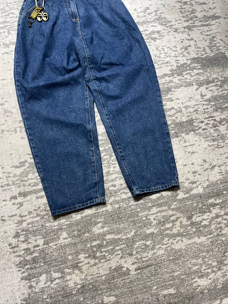 The d play single pleated wide denim pants, foto 5