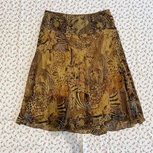 Vintage animal prints skirt
