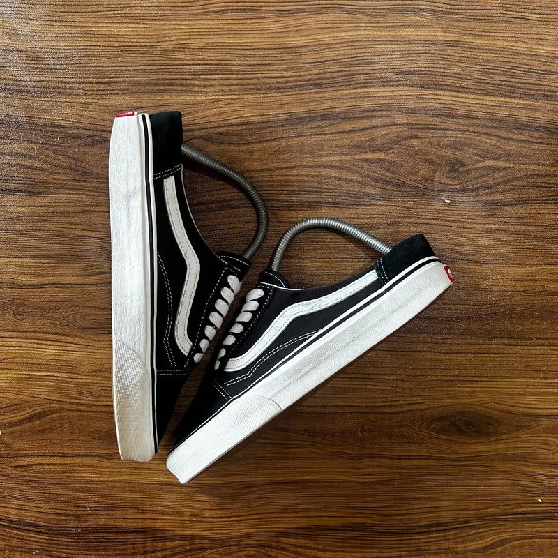 Vans Old Skool Mule "Black White", foto 2