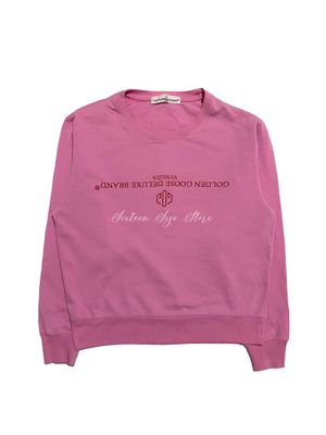GOLDEN GOOSE DELUXE BRAND PINK SWEATSHIRT