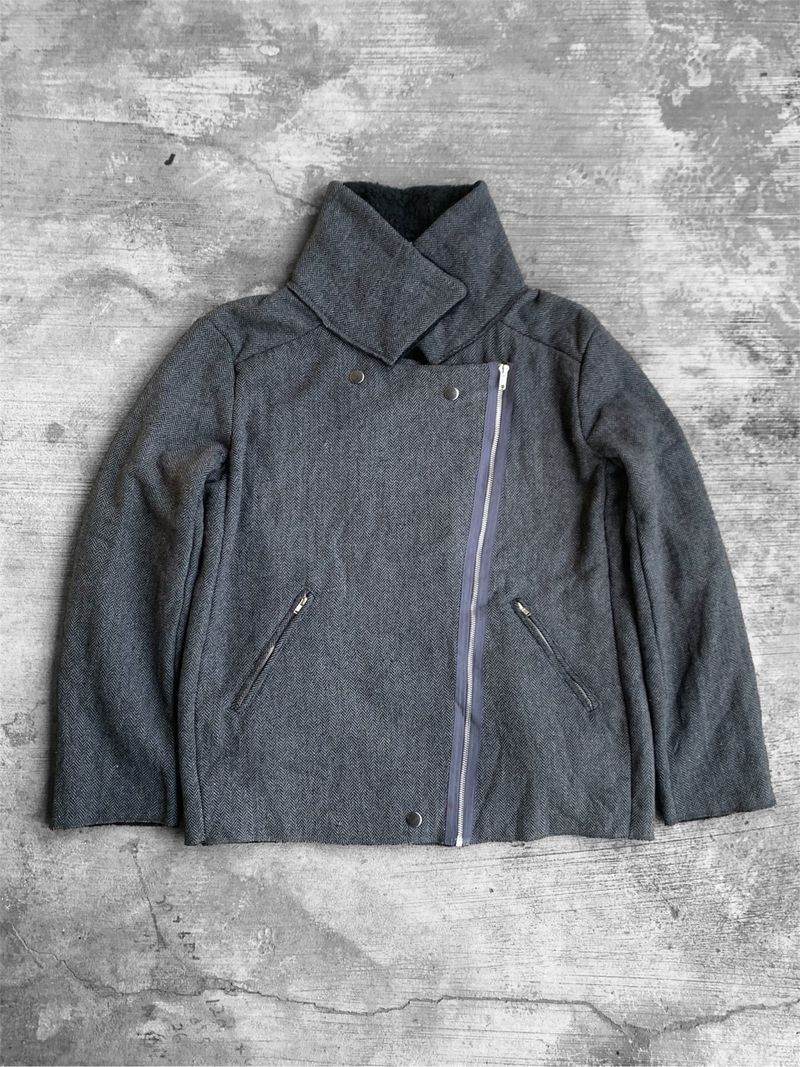 Noir Herringbone Moto Jacket, foto 2