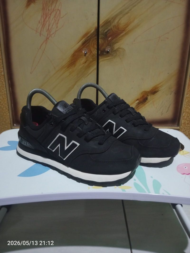 New balance 574 Classic Black White, foto 2