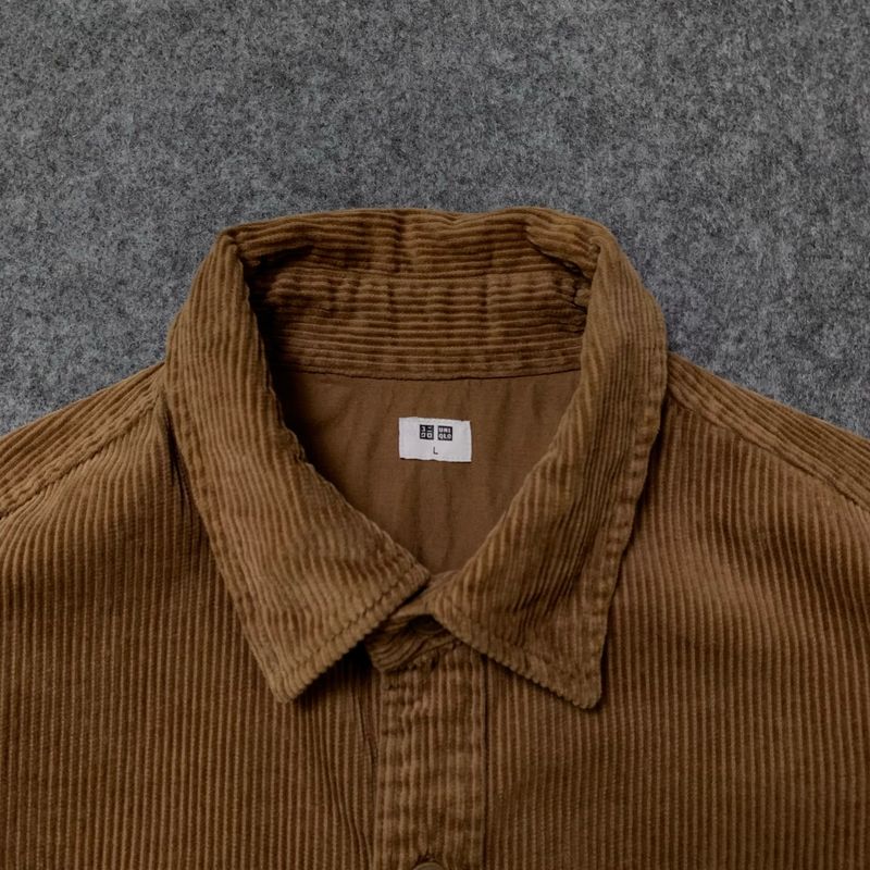 Uniqlo Outer Corduroy Dark Brown Jacket, foto 6