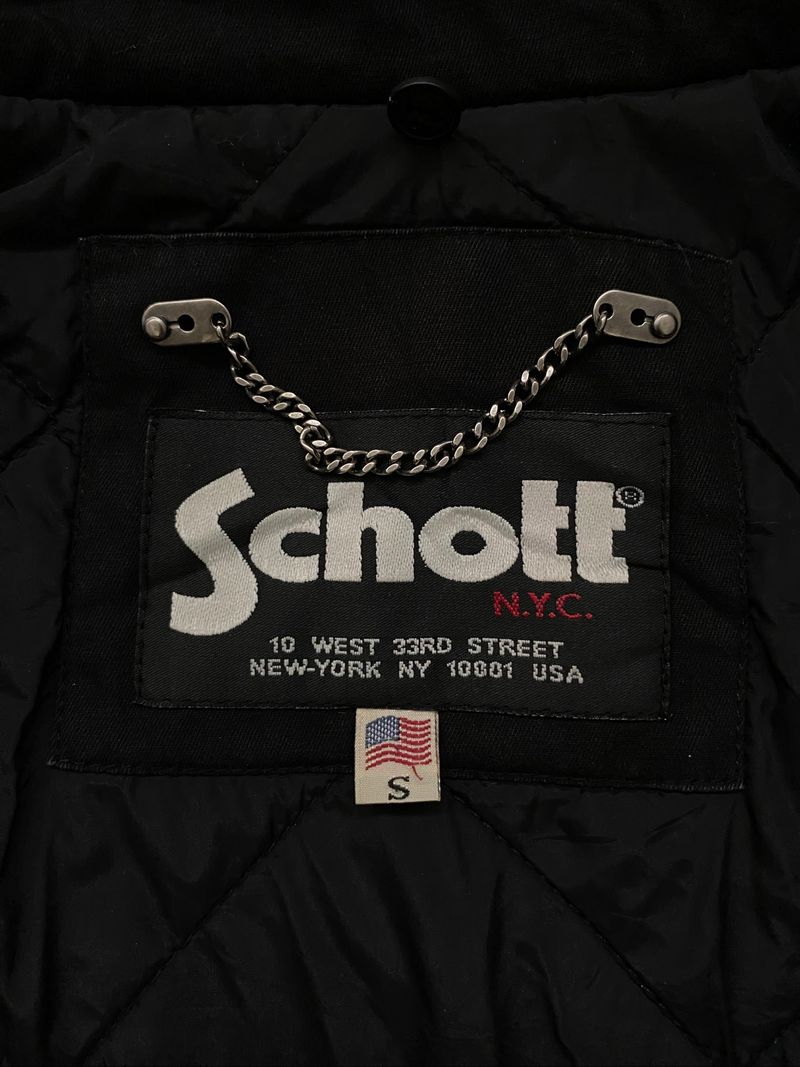 Vintage Schott NYC Bomber Jacket, foto 3