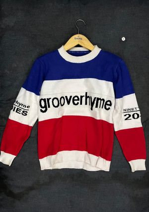 Sweater Rajut Tricolor