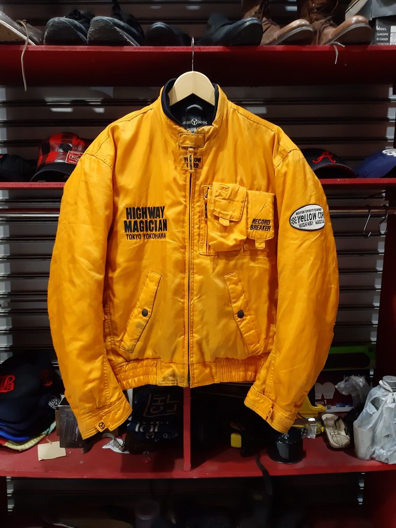 Yellow Corn Sledge Hammer Bikers jacket - Preloved