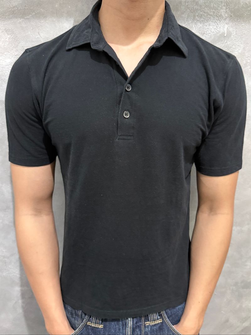 Vintage Black Polo Shirt, foto 2