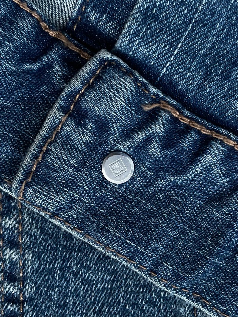UNIQLO WASHED TRUCKER DENIM JACKET, foto 10