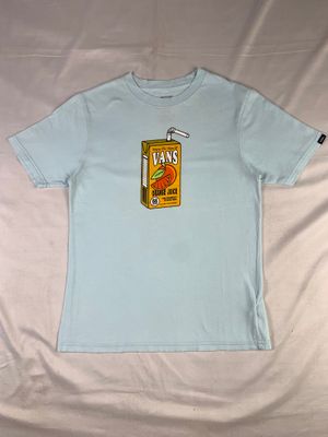 Vans Baby Blue Orange Juice Graphic Tee (S)
