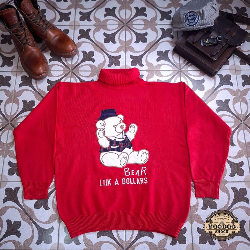 VOODOO - 510 - Vintage Oversize Bear Graphics Embroidery, foto 2