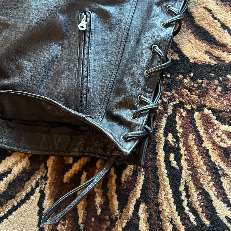 Harley Davidson leather vest vintage, foto 6